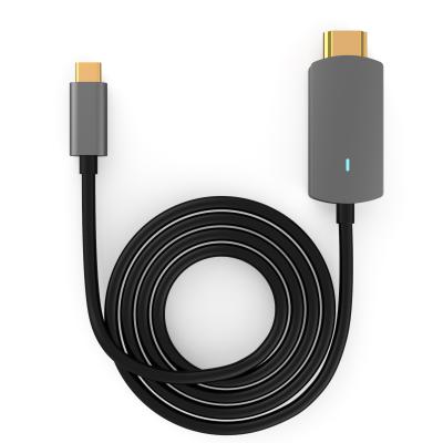 China Type-C to HD-MI 4K30hz Hot PVC Wire Products USB-C Hub BASIX 5.7*2.3*0.9cm for sale