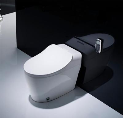 China New Design Automatic Operation Home Bathroom Ceramic Floor Mounted Smart Toilet For Sale for sale