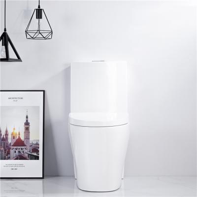 China Double-Flow Factory Direct Cheap Bathroom Floor Standing Ceramic One Piece Toilet for sale