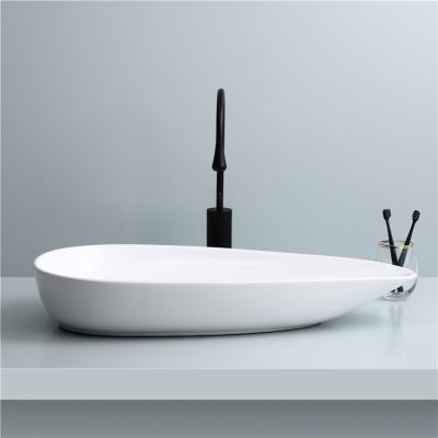 China Durable Unique Design Hand Wash Sink Wholesale Ceramic Countertop Basin for sale