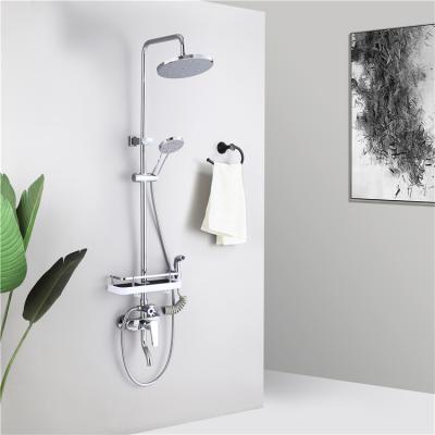 China With Creative Set Bathroom Rain Faucets Mixer Shower Diverter Bath Shower Brass Faucet for sale