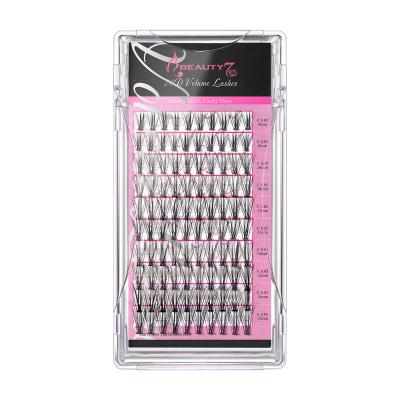 China Beauty7 Fans 20D Premade Matte Black Volume Lashes Korean PBT Natural Eyelash Extensions for sale