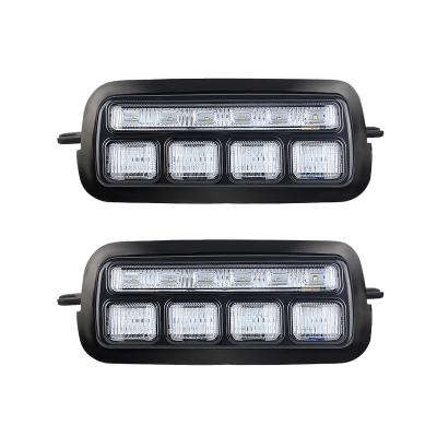 China Direct Selling New PC Factory Daytime Car DRL Turning Lamp Led Headlight Compatible For Lada Niva Car Accessories Parts for sale