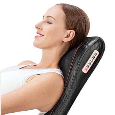 China Full Body Body Rolling Shiatsu Heating Back Electric Universal Neck Massage Pillow for sale