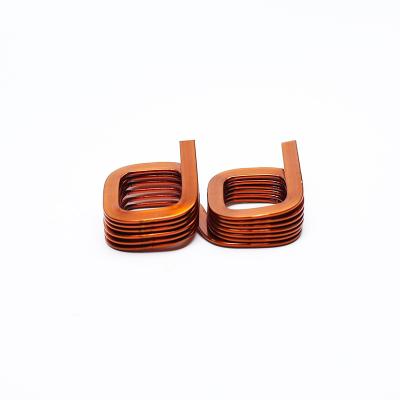 China Motor Coil Hollow Inductor Coil Spiral High / Flat Copper Air Coil Inductor Assembly for sale