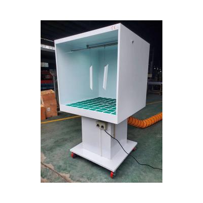 China Building Material Shops Hot Sale CUTOMIZED High Quality COLOR 1.1kw Metal Mini Paint Spray Booth For Baking for sale