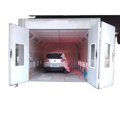 China PAINTING & Customized COLOR high quality 5.5kw EPS new listing POLISH or rock wool or pvc mobile spray booth for motor for sale