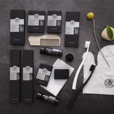 China Home Hotel Traveling Bath Kit Hotel Supplies 3-5 Star Luxury Set Customized Logo Print Manufacturer Toiletries Hotel Amenities Set For Guest Room 'friends for sale