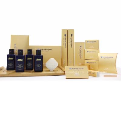 China Home Hotel Bath Kit 2021 Removal Star Hotel Use OEM ODM Acceipt Amenities Owner Purchasing Staff 3-5 Stars Hotel Toiletries Supplies for sale