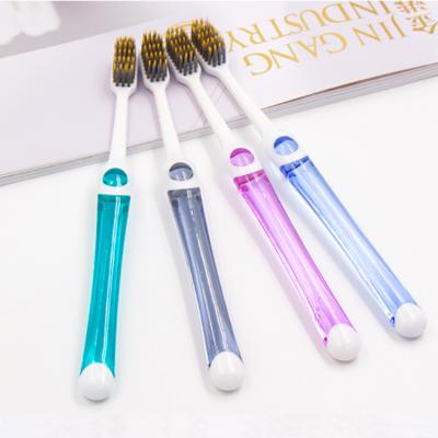 China For Adult One Small Brush Cleaning Your Teeth Whitening Squeezer Box Hotel Factory Bathroom Accessories Plastic Roal Toothbrush for sale