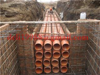 China Super Corflo Corrugated Conduit Rigid PVC Pipes MANUFACTURER for sale