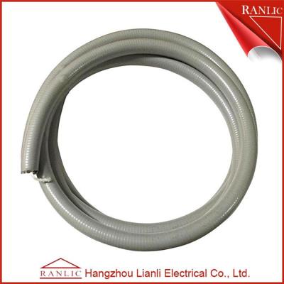 Chine PVC électrique flexible étanche de conduit du gris 1/2 enduit du fil de coton à vendre