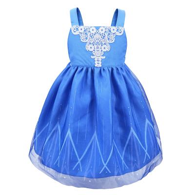 China Princess Apron Dress Girls Party Bib Anti-Static Shirt Dress Backless Children's Waterproof Suit Dining Feeding Clothes for sale