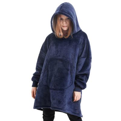 China Anti-wrinkle Winter Kids Shear Pajamas Flannel Sleepwear Warm Girls Home Lounge Wear Kids Wear Clothes for sale