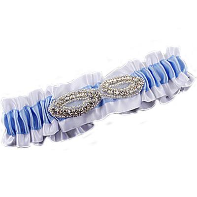 China Wedding Bridal Garter Set Crystal Rhinestone White Lace Toss Garter Set Bridal Accessories Supplies M5057 for sale