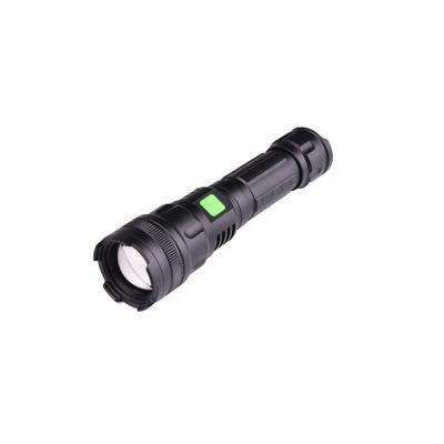 China Concise Style Flashlight 18650 Zoomable Powerful Torch Rechargeable Led Tactical Flashlight For Self Defense for sale