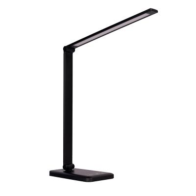 China Modern Multi-Function Phone Charger LED Desk Lamp USB Lamp Quick Wireless Charging Dimmable Reading Student Left Table Lamps for sale