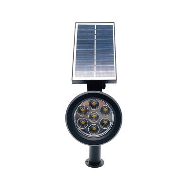 China Garden Pathway Decorative Outdoor Motion Sensor Fence Waterproof Led Solar Powered Lawn Pillar Light for sale