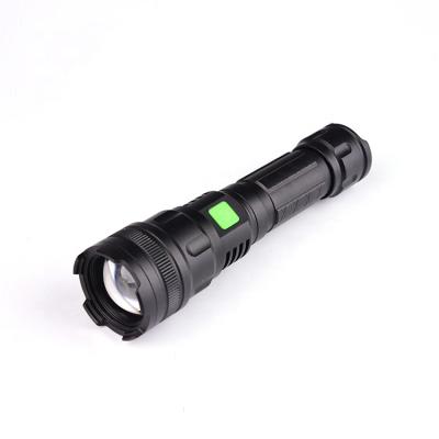 China Concise Style Multi Function LED USB Telescopic Hunting Aluminum Outdoor Charging Flashlight for sale