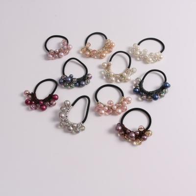 China Acrylic main rope ring hair rope hair tops new headdress girl version Korean soft high value accessories wholesale hair rubber bands for sale