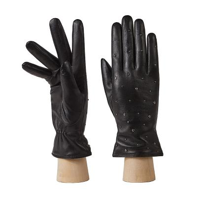 China Fashionable and Beautiful Products Wholesale Fashionable and Beautiful Products Winter Women's Winter Soft Warm Outdoor Button Design Fashion Genuine Leather Gloves for sale