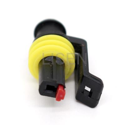 China Automotive 282079-2 1 Pin Female TE Superseal 1.5 Series Amp Connectivity Connector for sale