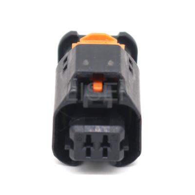 China 1801175-1 Automotive TE HP 1.5 2 Pin Sensor Connector Female Black For Peugeot Citroen for sale