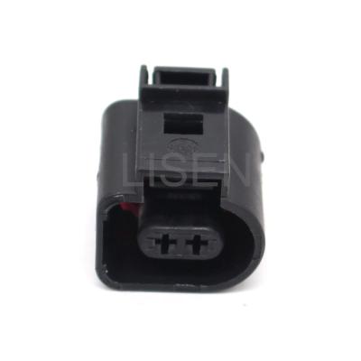 China Automotive 1J0973702 2 Way Sealed 1.5 ABS Temperature Sensor Female Connector Fit For VW for sale