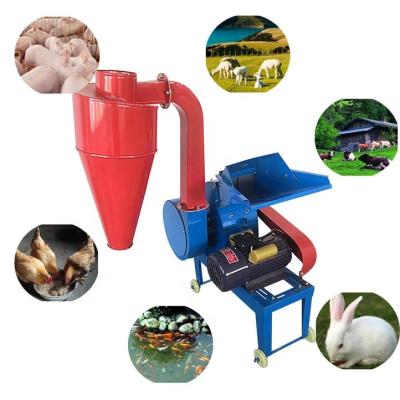 China Feed Processing Industry Hammer Mill With Diesel Engine Feed Crusher Hammer Mill With Cyclone Feed Processing Machinery Line for sale