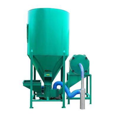 China Poultry Farm Automatic Vertical Feed Mixer Machine Poultry Chicken Feed Grinder and Mixer Machine for sale