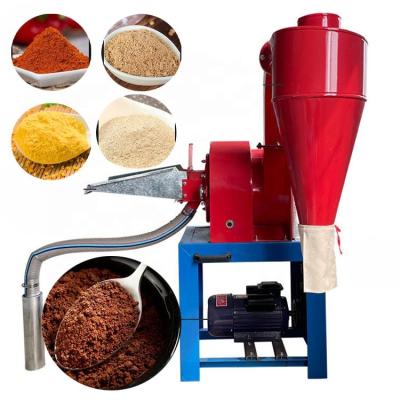 China 2021 Latest Factory Automatic Suction Animal Feed Processing Machinery Hammer Mill Pulverizer With Cyclone for sale