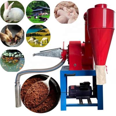 China Powder Automatic Suction Corn Feed Grinder Animal Feed Mill Feed Processing Machinery Grinding Line for sale