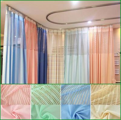 China Fire Retardant Hospital Medical Curtain Dividers Bed Divider Curtains for sale