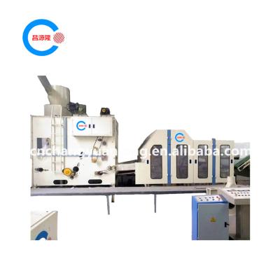 China Hometextile Making Warm Nonwoven Polyester Thermal Bonded Wadding Quilt Production Line for sale