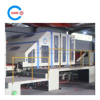 China Hotels new design polyester fiber nonwoven carding machine for wadding and carpet felt making for sale