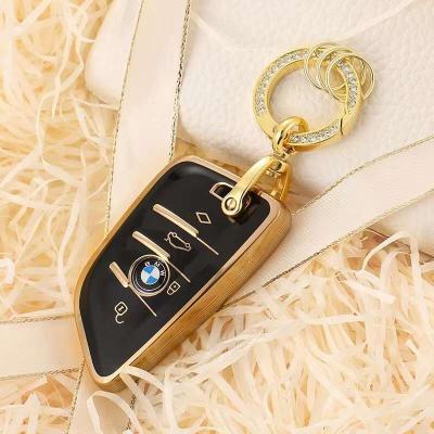 China Fan Club Car Key Organizer TPU Smart Car Key Holder Custom Key Suitable for X5, X6,7 Series, X5M, X6M Key Case for sale