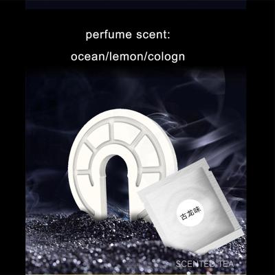 China Car Air Freshener Mini Scent Aromatherapy Portable Essential Oil Car Fragrance Solid Unique Refill for sale