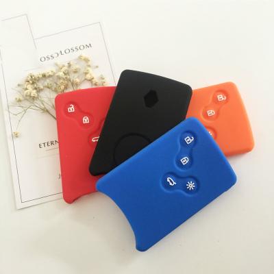 China NATIONAL factory wholesales direct silicon car key cover case suitable for Renault for sale