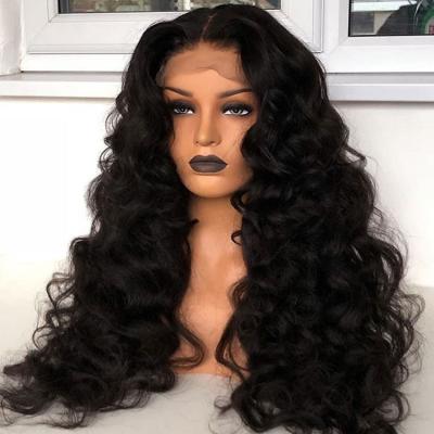 China Deep Body Wave HD Swiss Lace 400% High Density Deep Body Wave Brazilian Cuticle Aligned Hair Lace Frontal Wigs for sale