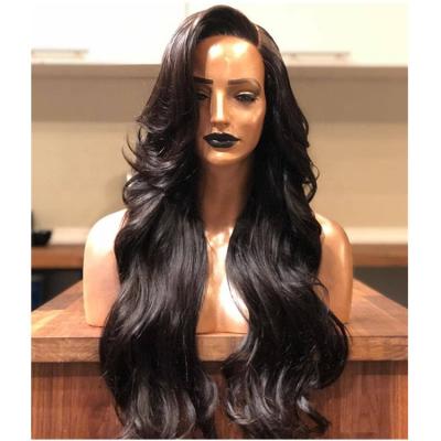 China Aliexpress Body Wave Long Body Wave Cuticle Aligned Brazilian Hair Lace Front Wig For Black Women for sale