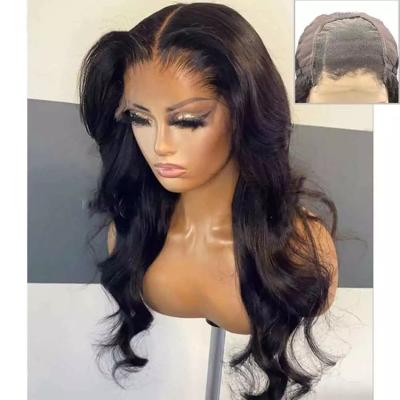 China Cuticle Aligned Hair Body Weave Lace Closure Wigs Body Wave Drop Shipping Closure Wigs For Black Women for sale