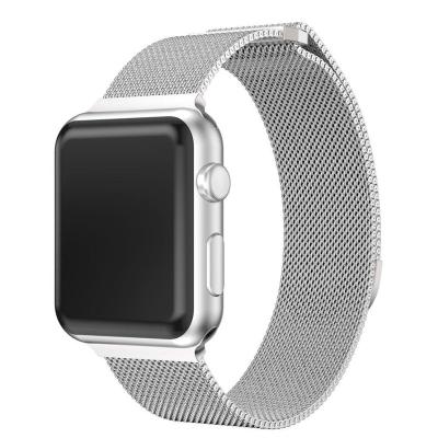 China Durable Stainless Steel Watchband For Apple Watch Band Milanese Loop Bands 1 2 3 With Adapter For Apple Watch 38mm 42mm for sale