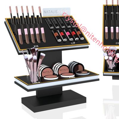 China Design and Customized China Hot Sale Makeup Rack Display for Retail Store Lipstick Display Rack Lipstick Picture Display for sale