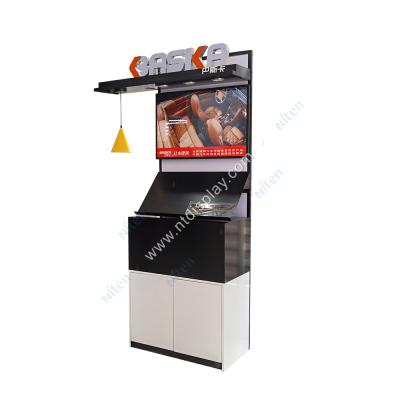 China Supermaket custom car headlights floor stand display stand auto parts and accessories display stand for sale