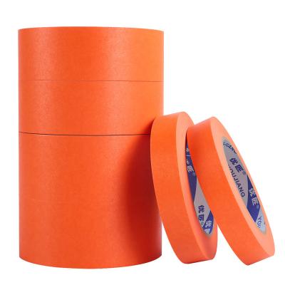 China Oranje verf Wrapbare Washi Tape 30mm UV Clean Removal Te koop