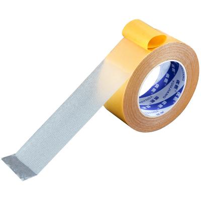 China 160MIC PVC Adhesive Carpet Cloth Duct Tape Bonding Yellow Hot Melt for sale