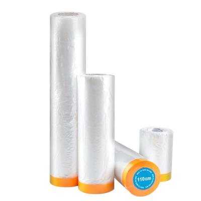 中国 Sample Provided Self Adhesive Adhesive Masking Film Roll 300-600mm Acrylic Protect Surfaces 販売のため