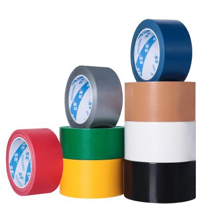 China Tear Resistant Cloth Adhesive Tape / Fabric Duct Tape With Durable Synthetic Rubber Adhesive Te koop