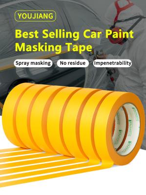 China China Fornecedor Papel de Arroz Amarelo Automotivo Acrílico Adesivo Pintor Washi Masking Tape à venda