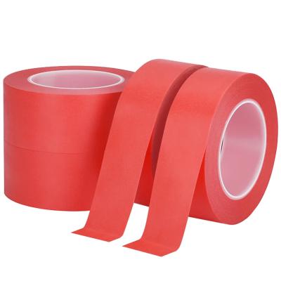 China Automotive Home Office Crafts DIY Art Painters Tape Colorful Red Masking Tape for sale